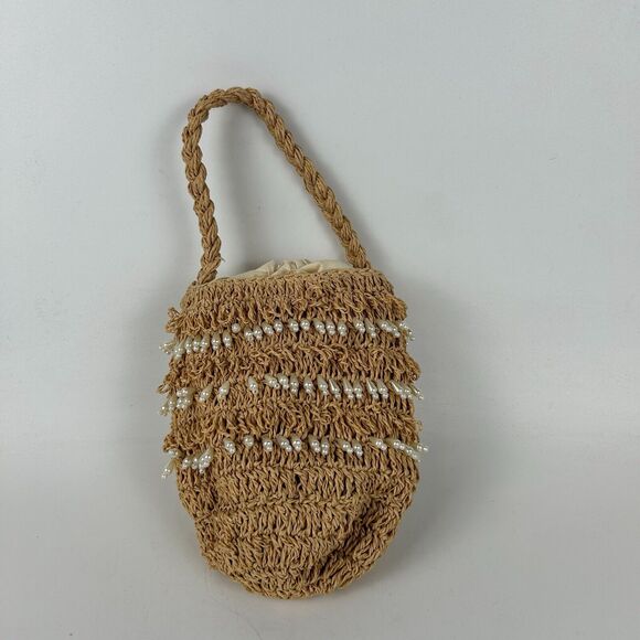 Mini‎ Embellished Pearl Bucket Bag - A New Day New With Tags NWT - Picture 3 of 9